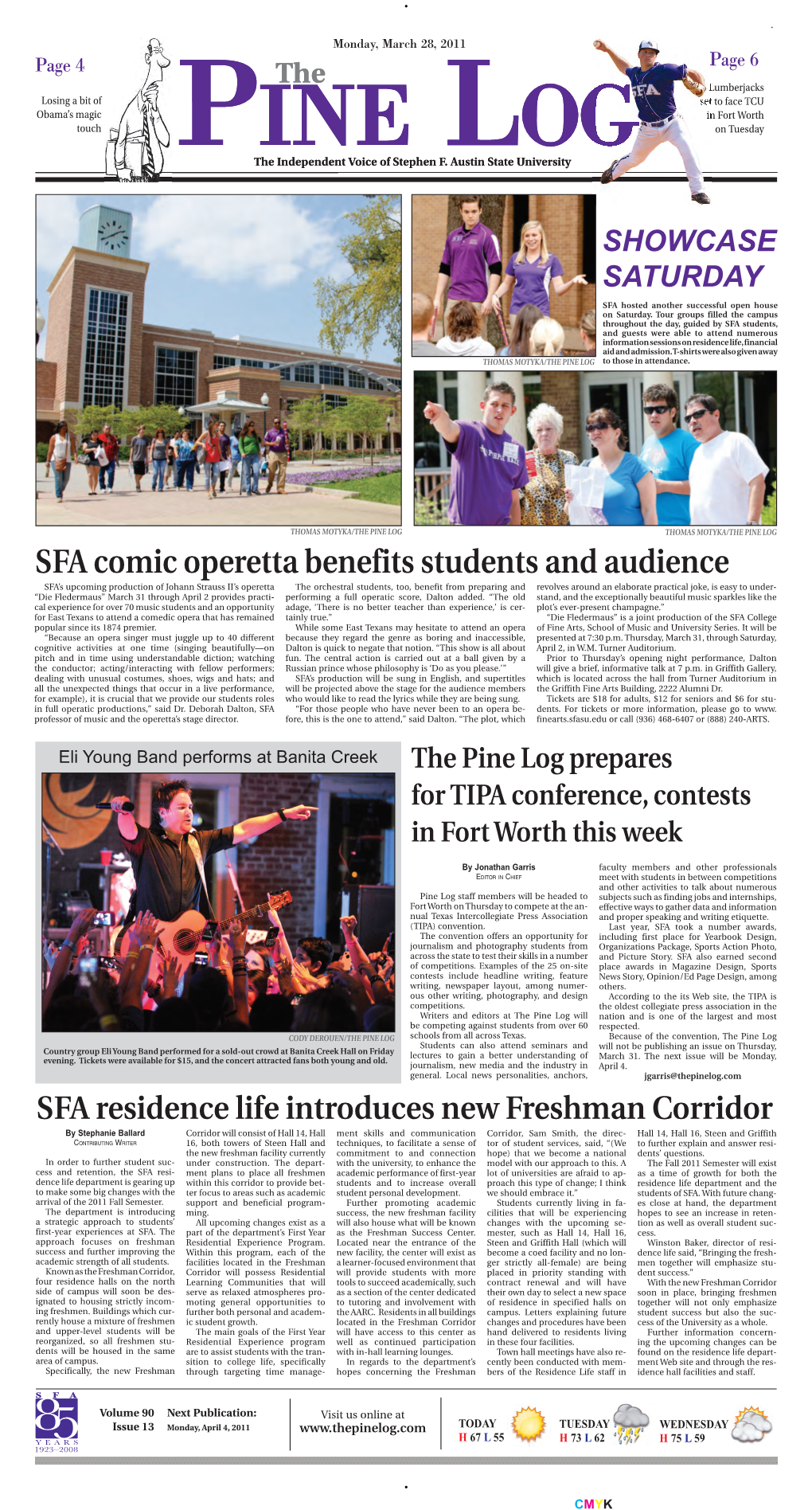 SFA Comic Operetta Benefits Students and Audience