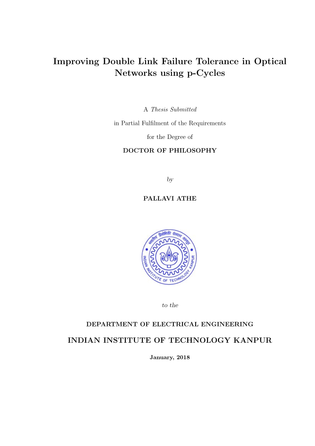 Improving Double Link Failure Tolerance in Optical Networks Using P-Cycles