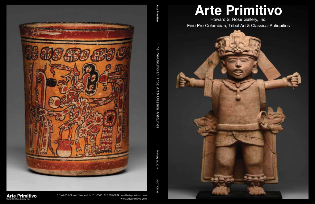 Arte Primitivo Fine Pre-Columbian, Tribal Art & Classical Antiquities Art & Classical Tribal Fine Pre-Columbian