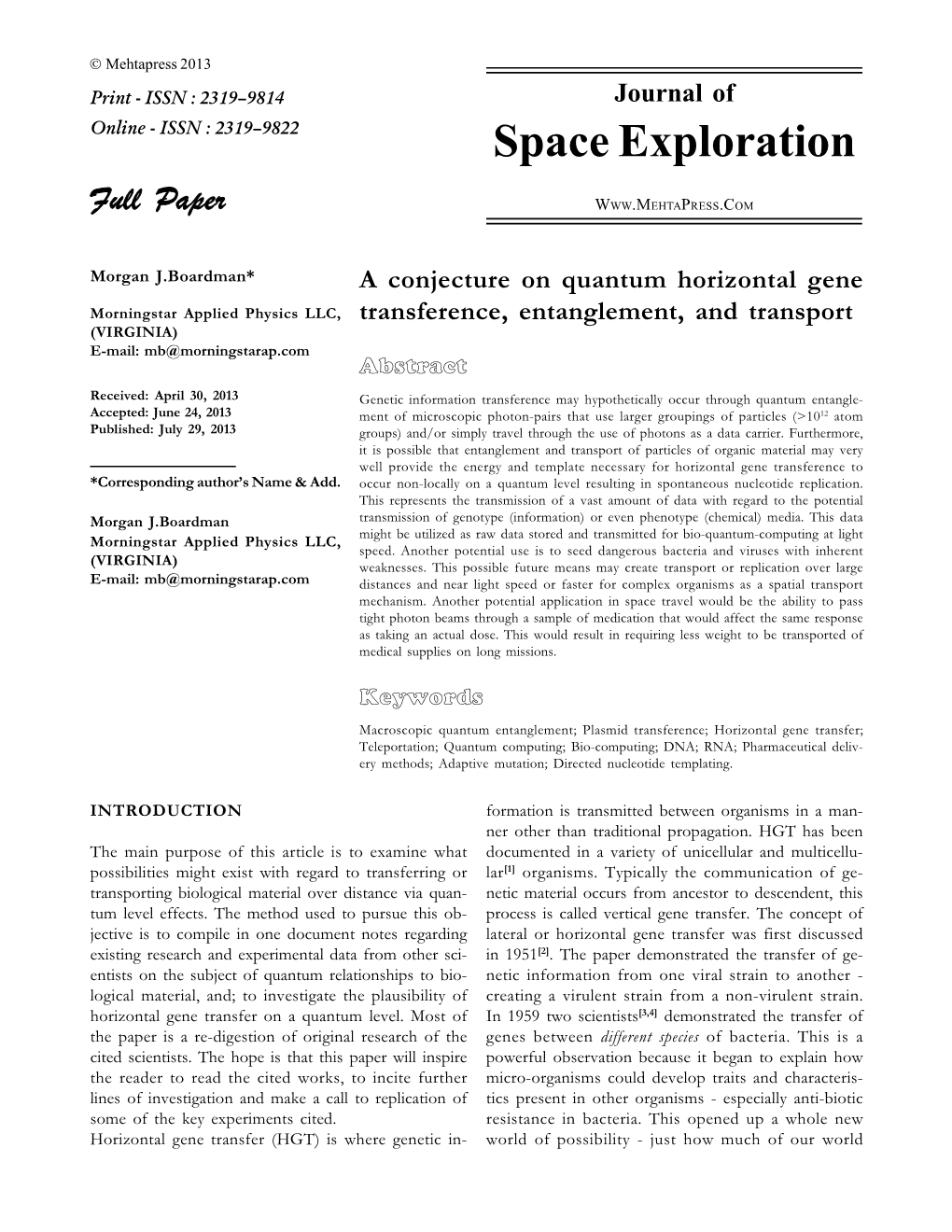Evaluation of the Degradation of Solar Cells in Space