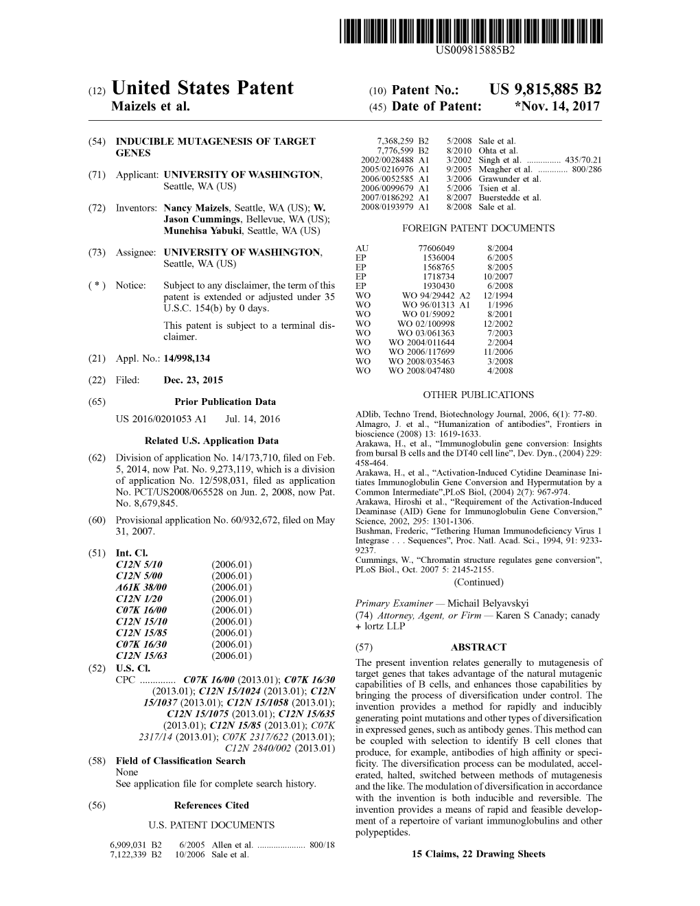 ( 12 ) United States Patent