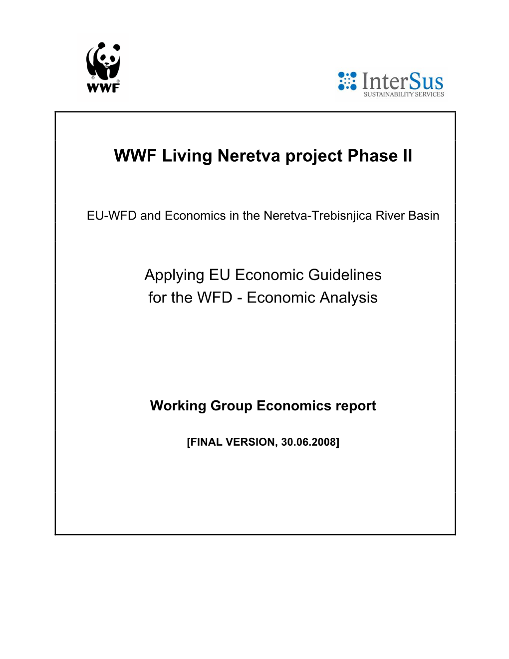 WWF Living Neretva Project Phase II