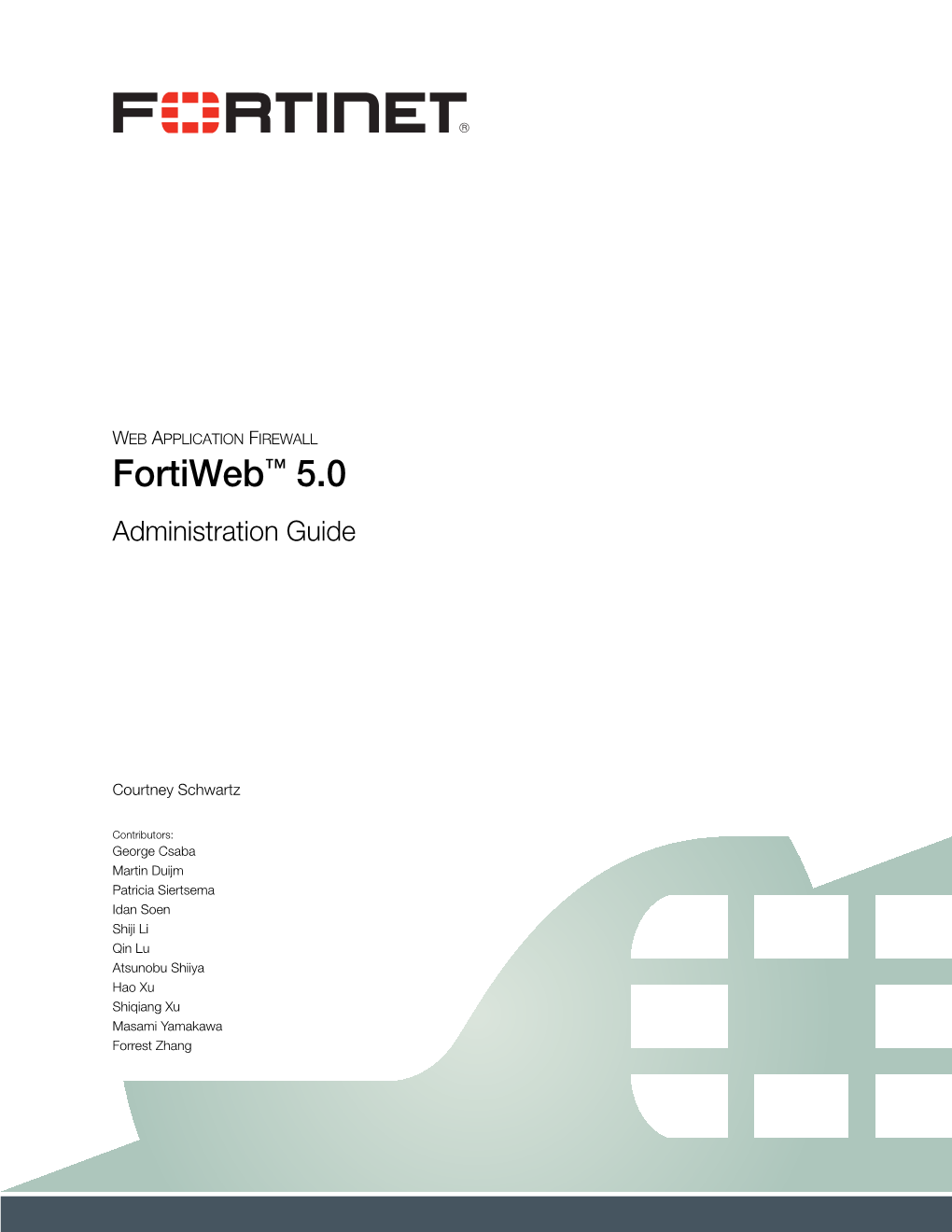 Fortiweb 5.0 Administration Guide, 4Th Edition