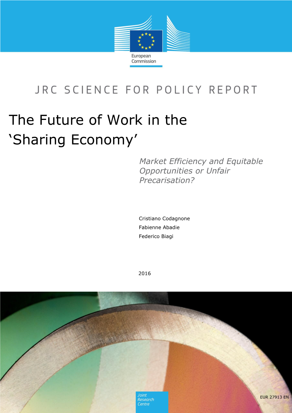 The Future of Work in the 'Sharing Economy'