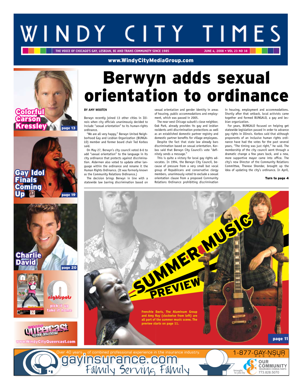 Berwyn Adds Sexual Orientation to Ordinance