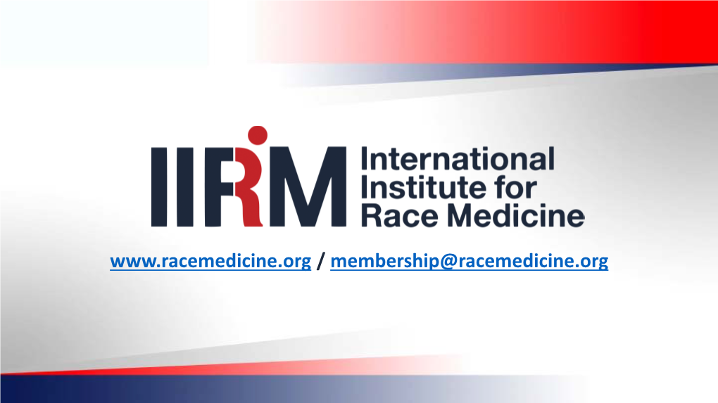 IIRM Event Membership Overview
