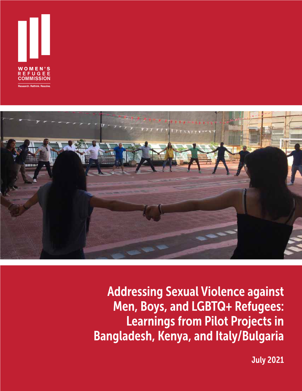 Addressing Sexual Violence Against Men, Boys, and LGBTQ+ Refugees: Learnings from Pilot Projects in Bangladesh, Kenya, and Italy/Bulgaria