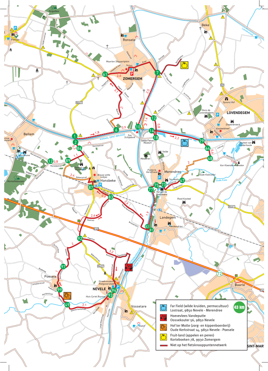 Route-Meetjesland-Zomergem-Nevele