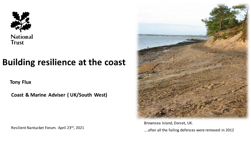 Building Resilience at the Coast