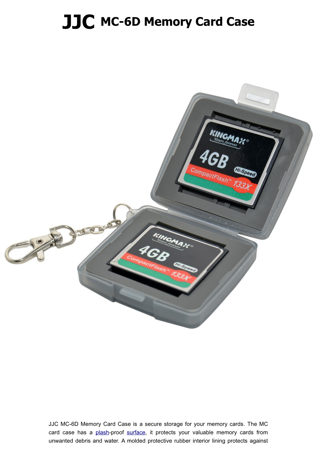 JJC MC-6D Memory Card Case