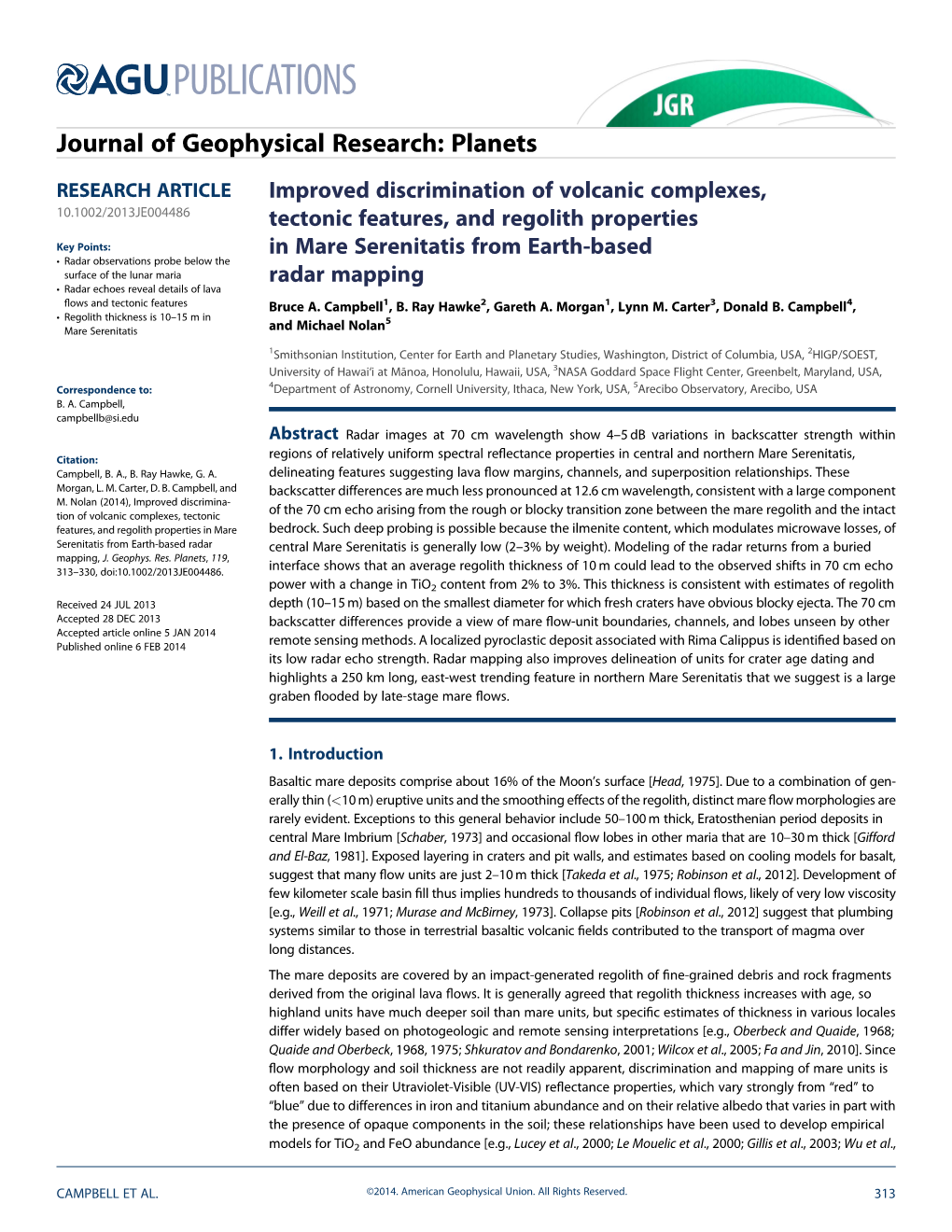 Improved Discrimination of Volcanic Complexes, Tectonic Features, and Regolith Properties in Mare Serenitatis from Earthbased Ra