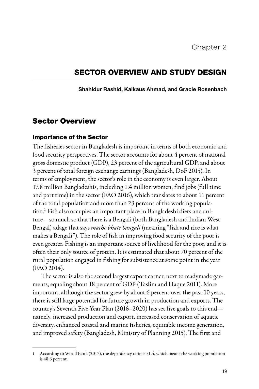 Sector Overview and Study Design