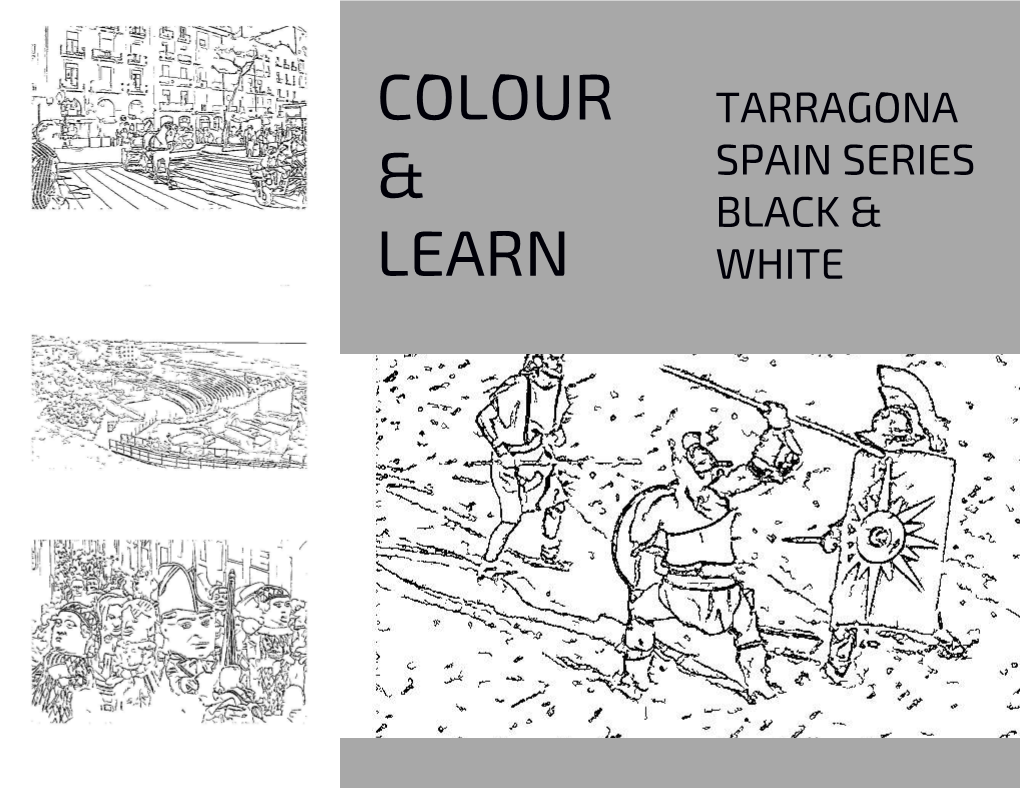 Colour & Learn: Tarragona Spain Series