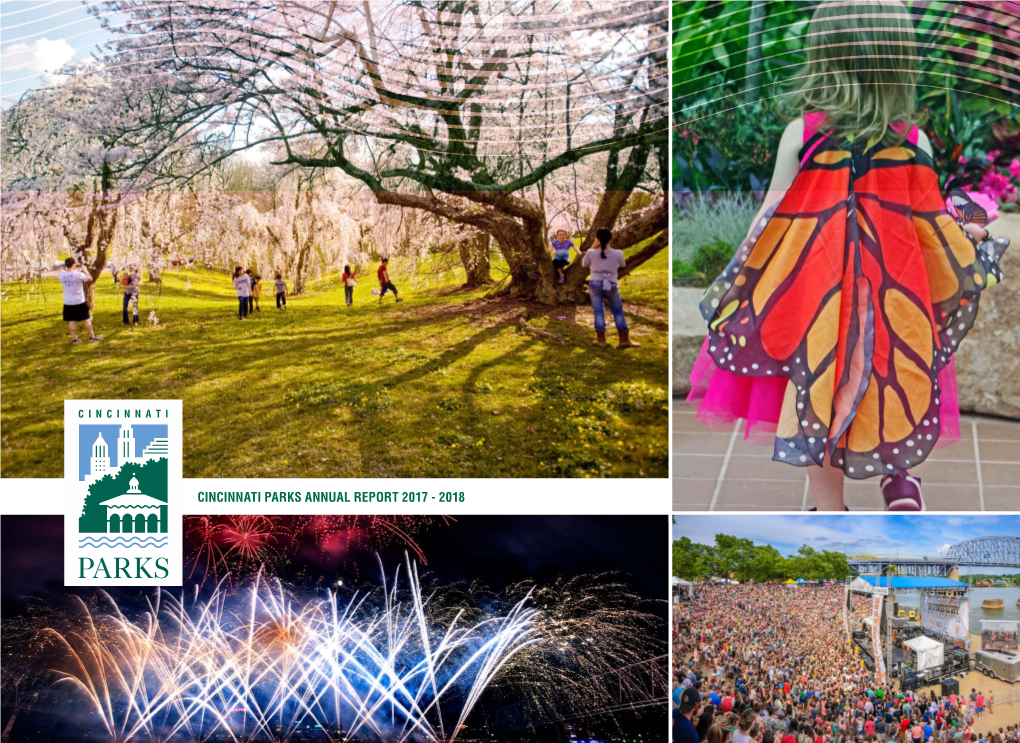 CINCINNATI PARKS ANNUAL REPORT 2017 - 2018 Burnet Woods