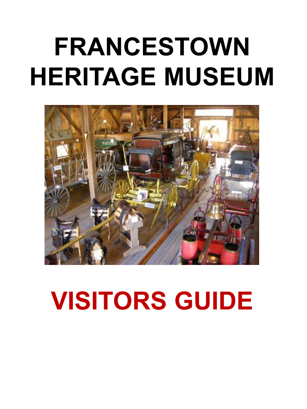 Francestown Heritage Museum