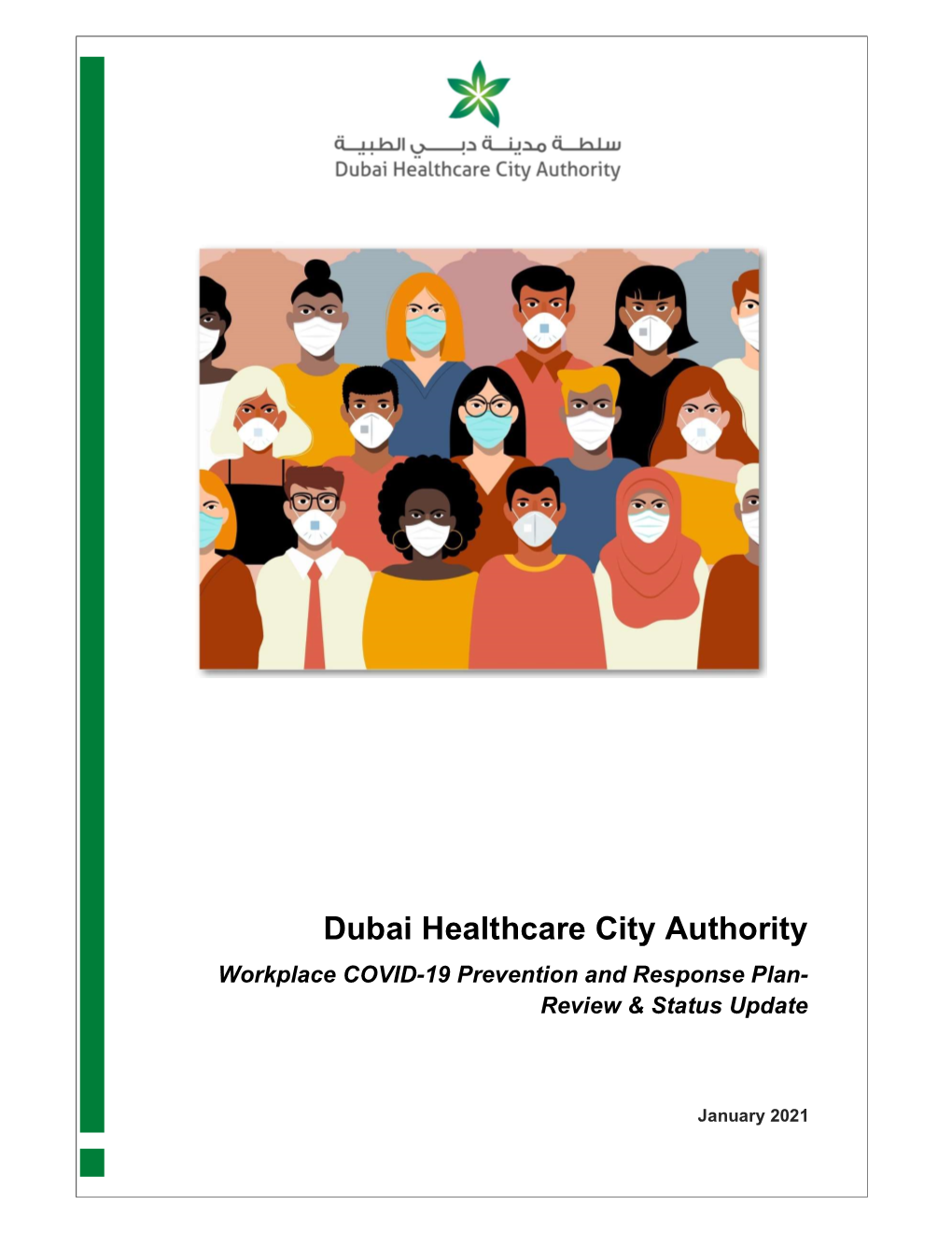 DHCA HSE COVID Prevention Response Plan