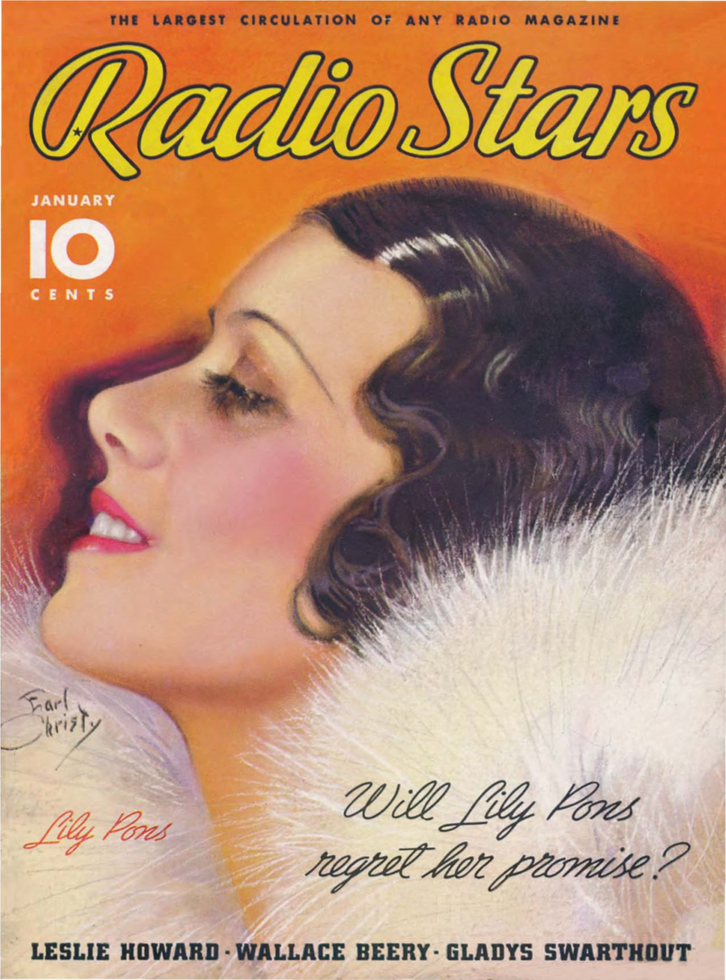 Radio Stars, January 1936