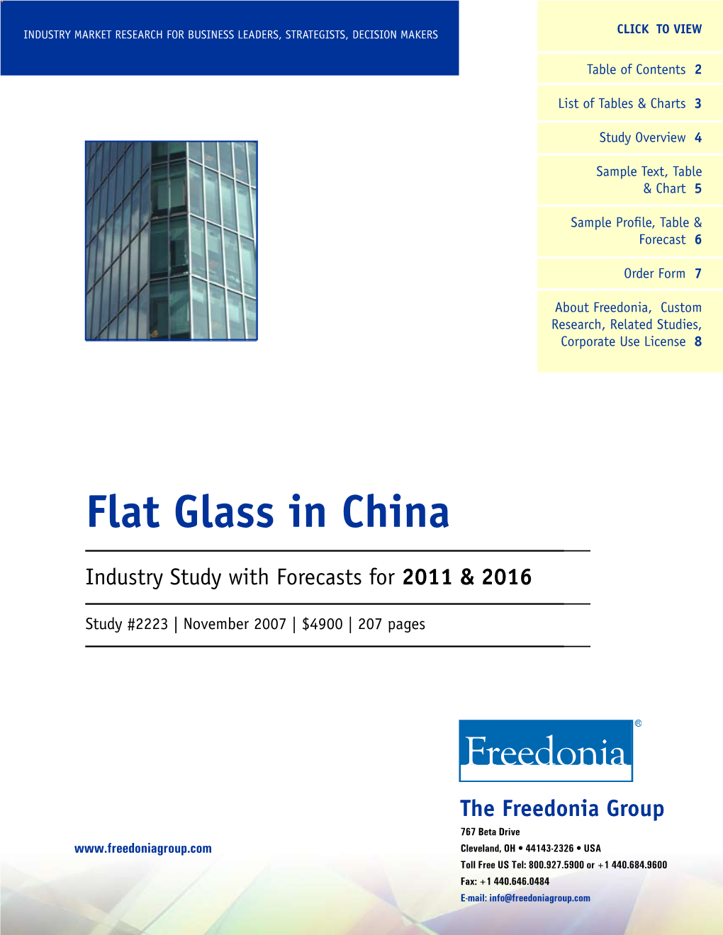Flat Glass in China