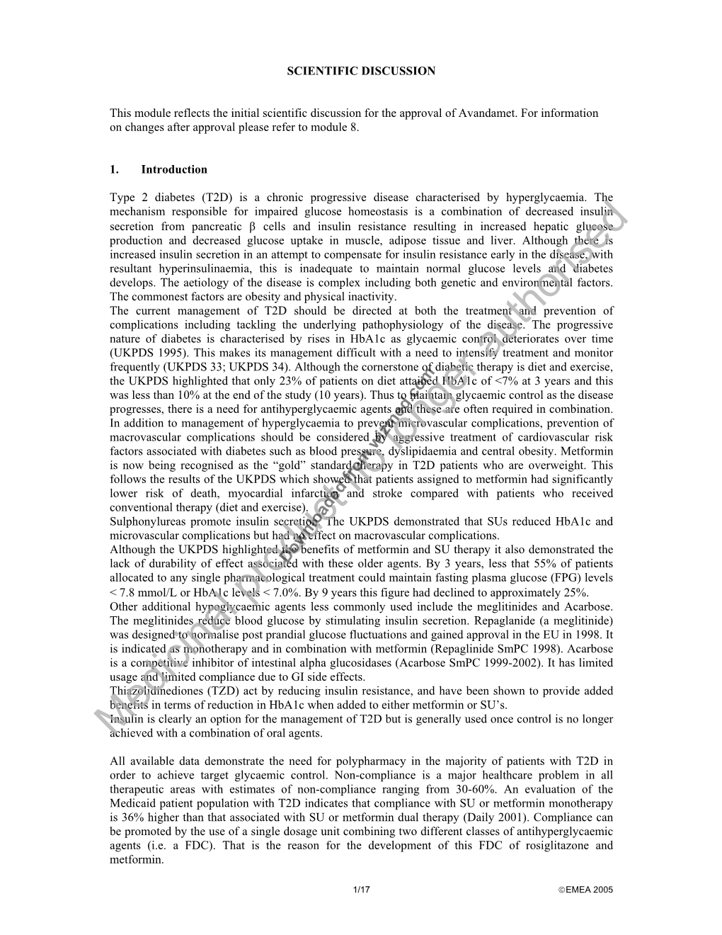 Avandamet, INN-Rosiglitazone/Metformin