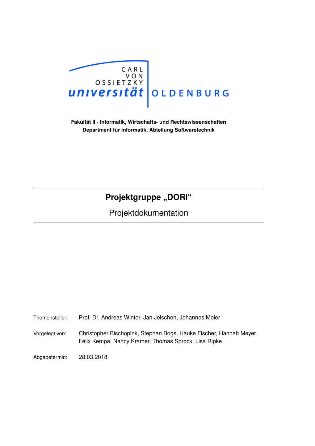 „DORI“ Projektdokumentation