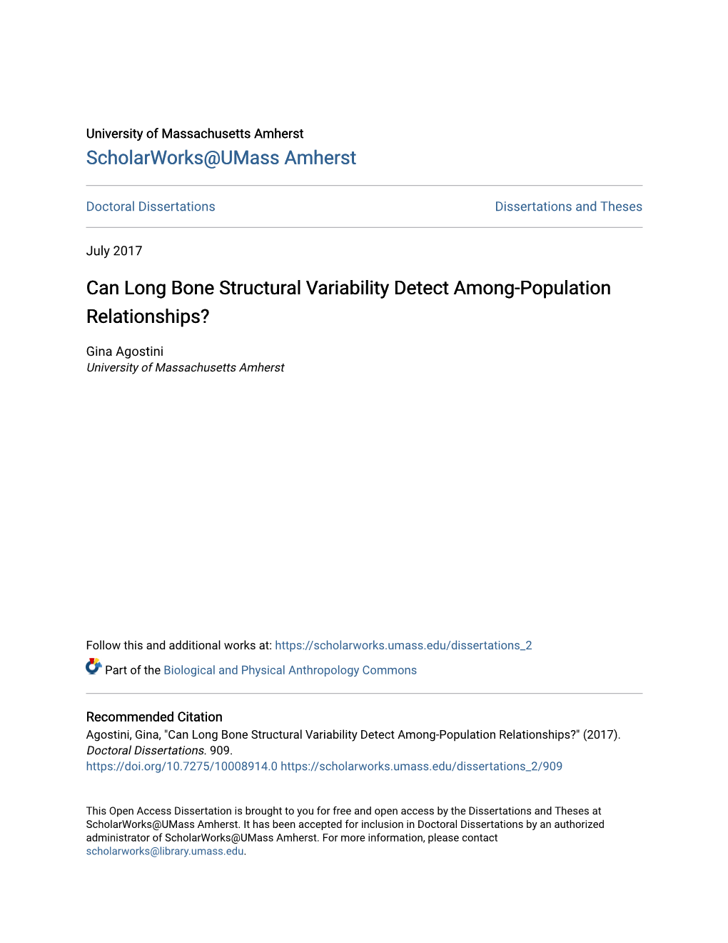 Can Long Bone Structural Variability Detect Among-Population Relationships?