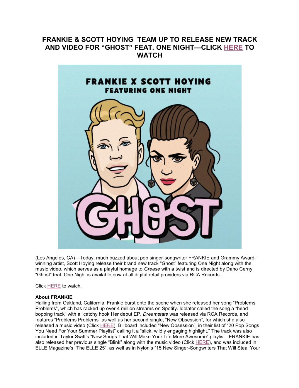 'Ghost' with Scott Hoying