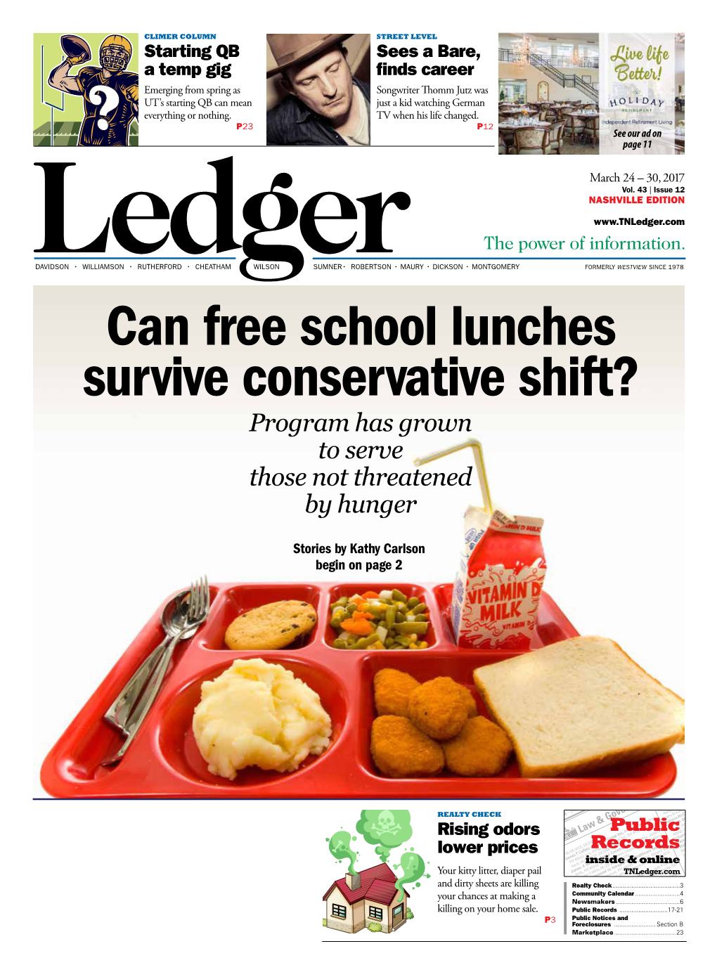 Can Free School Lunches Survive Conservative Shift? Program Has Grown to Serve Those Not Threatened by Hunger