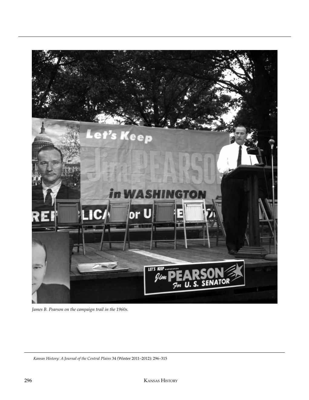 James B. Pearson on the Campaign Trail in the 1960S