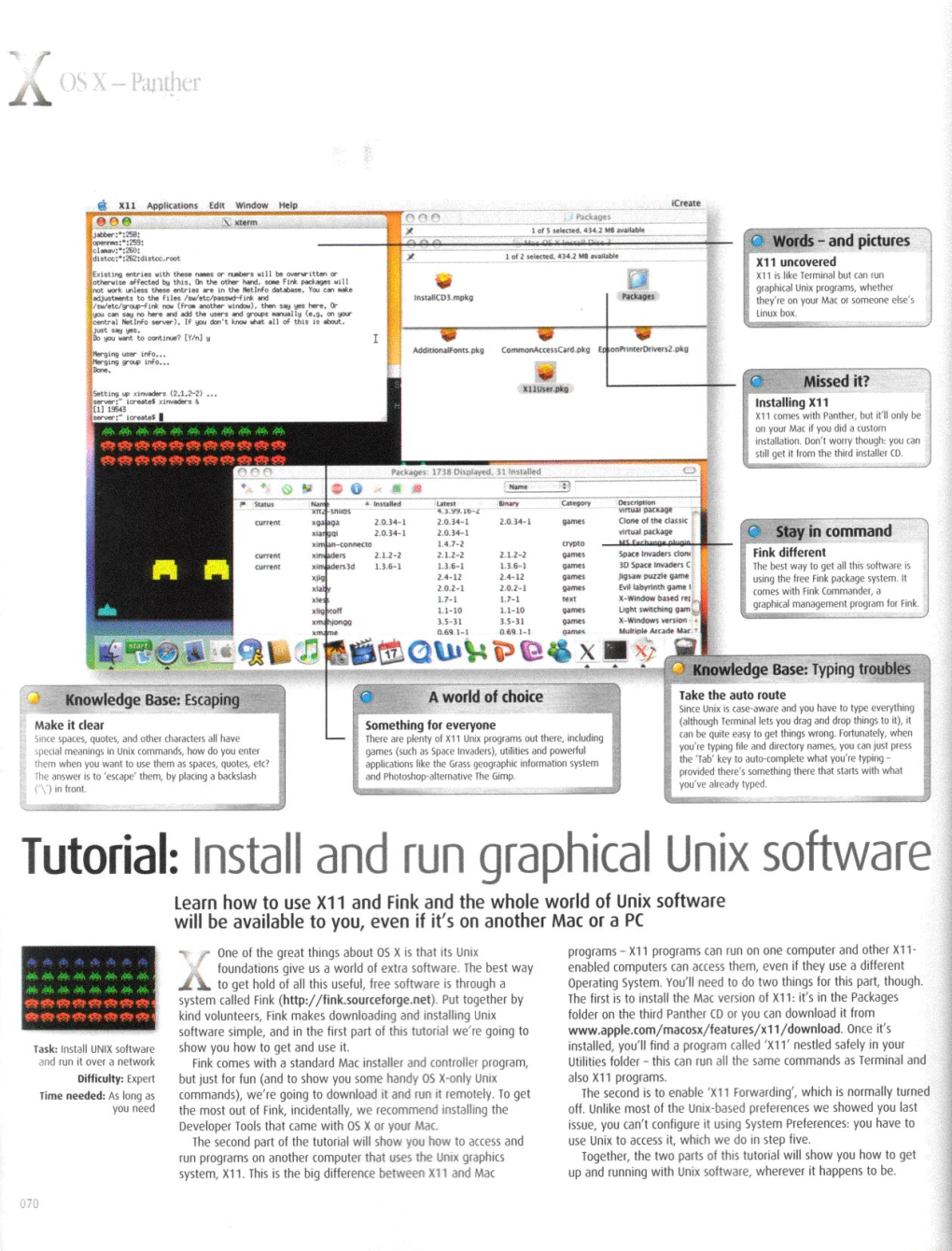 Tutorial: Install and Rungraphicalunix Software
