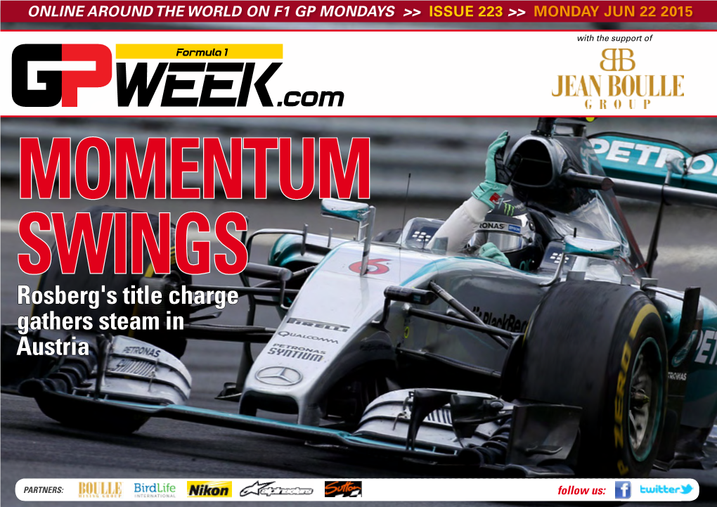 Rosberg's Title Charge Gathers Steam in Austria