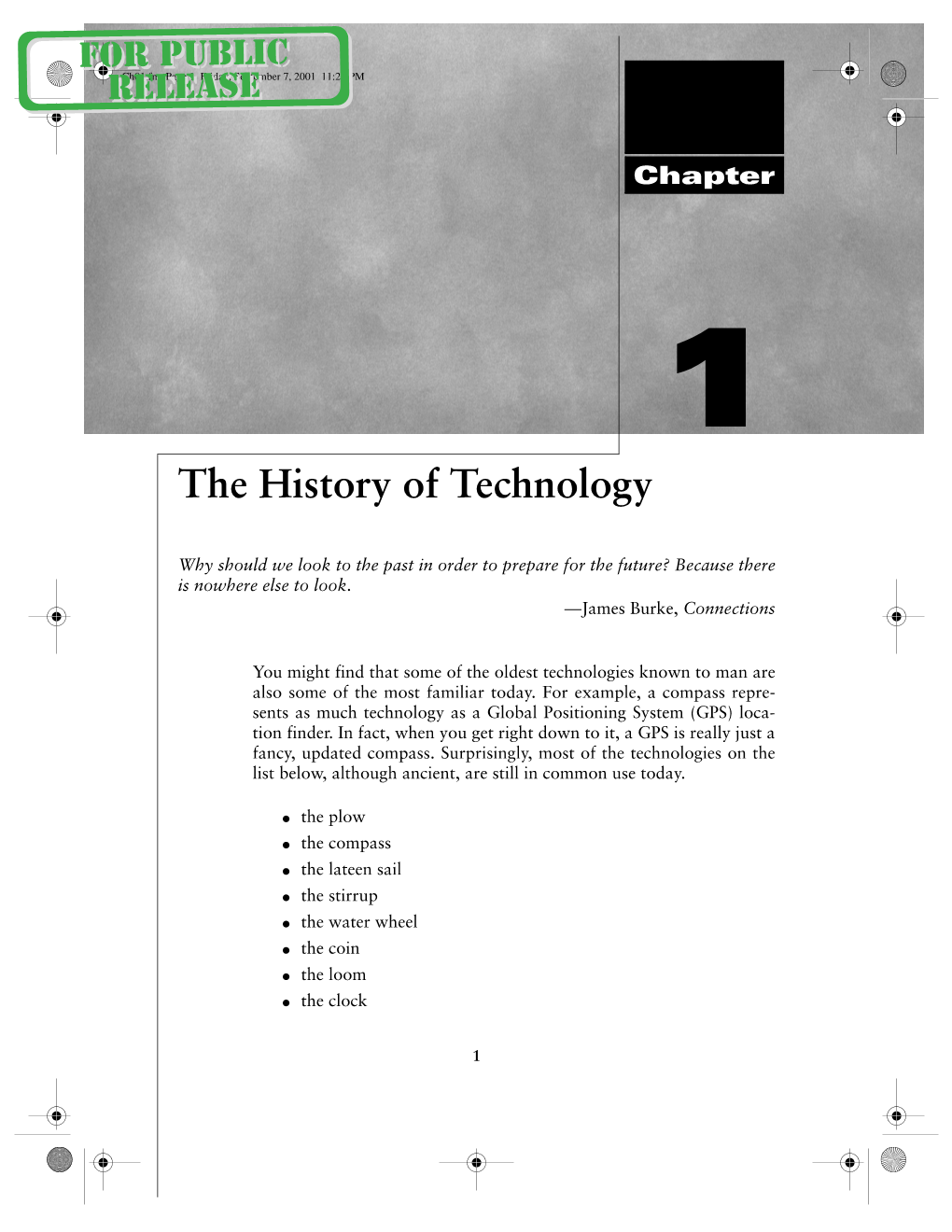 The History of Technology