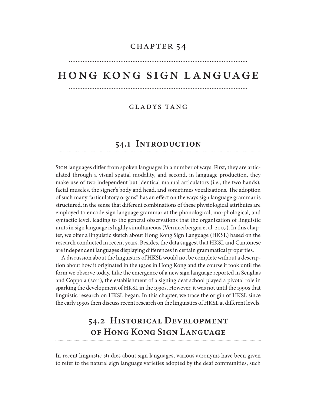 Hong Kong Sign Language