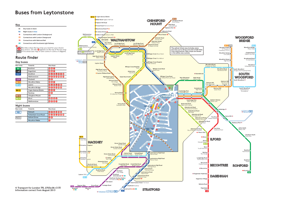 Buses from Leytonstone