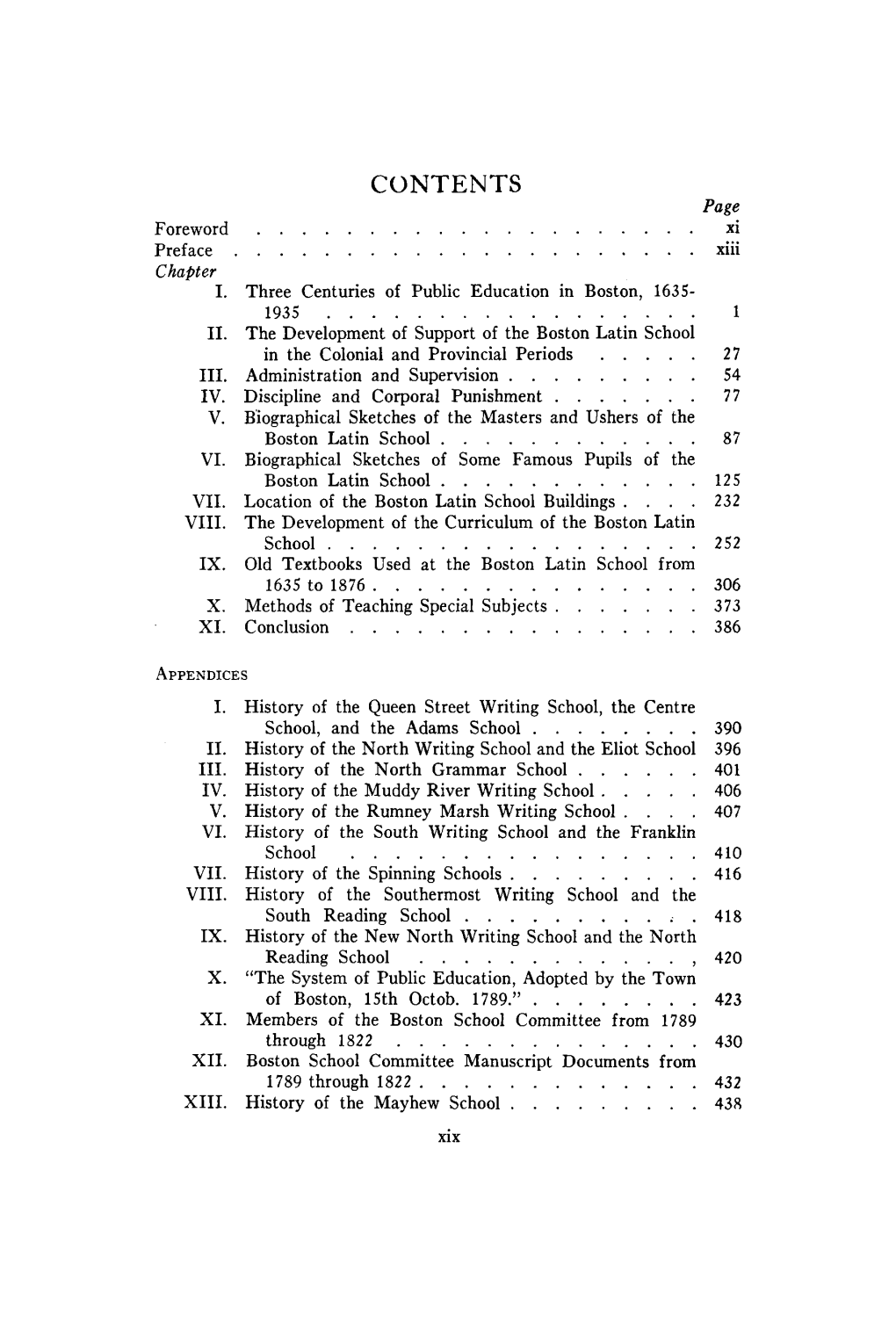 CONTENTS Page Foreword Xi Preface Xiii Chapter I