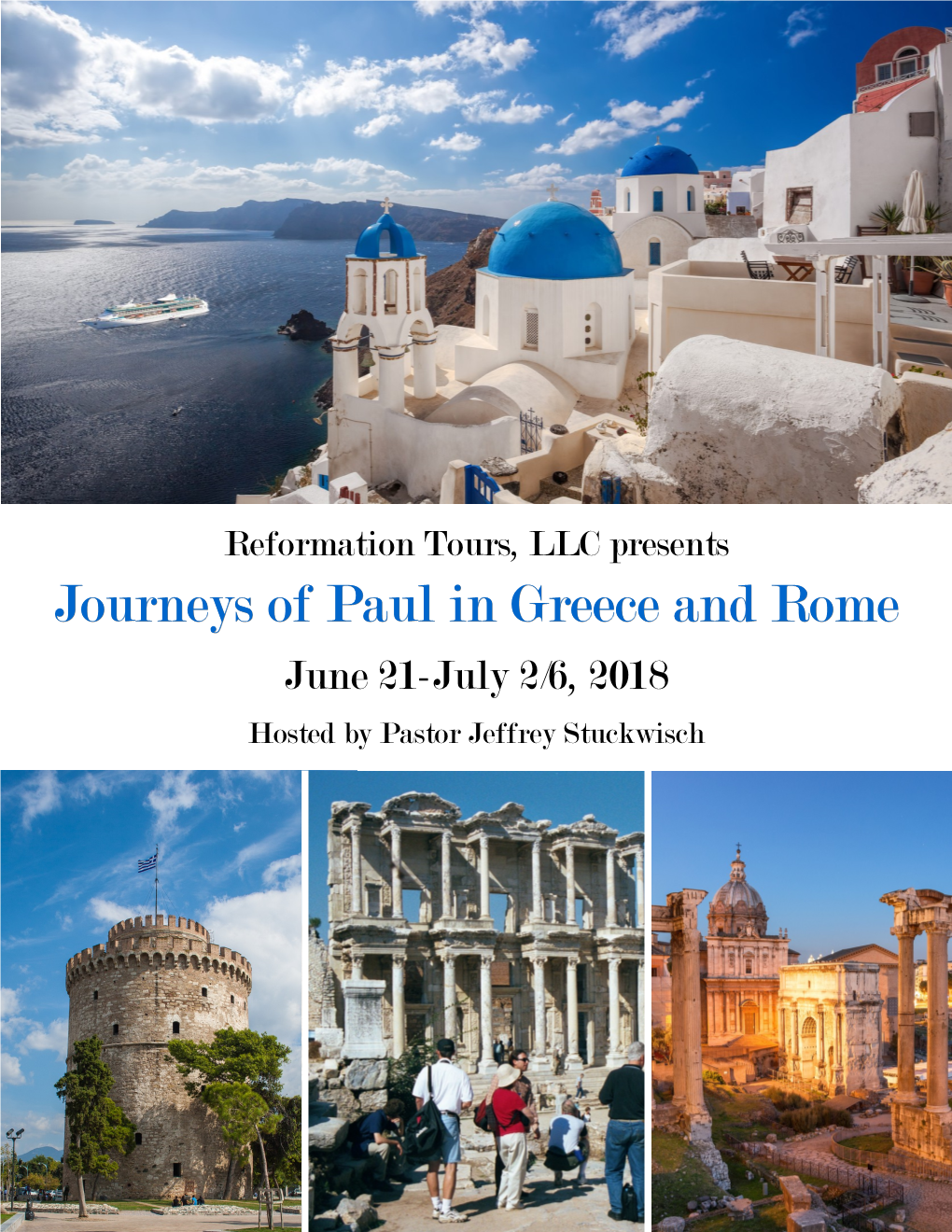 Journeys of Paul in Greece and Rome