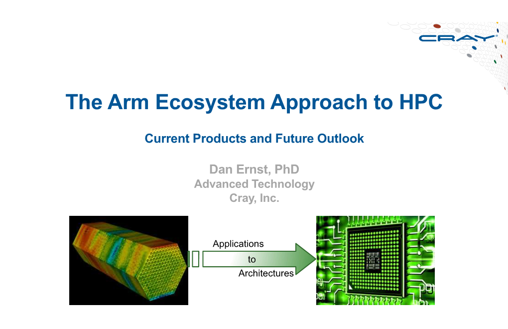 The Arm Ecosystem Approach to HPC