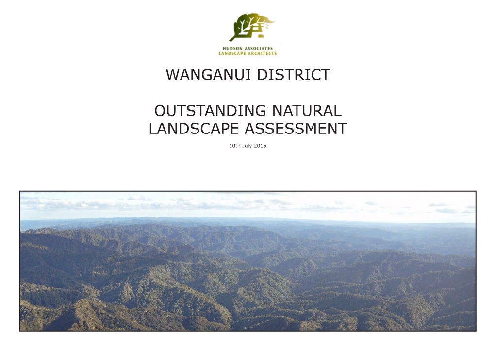 Wanganui District Outstanding Natural