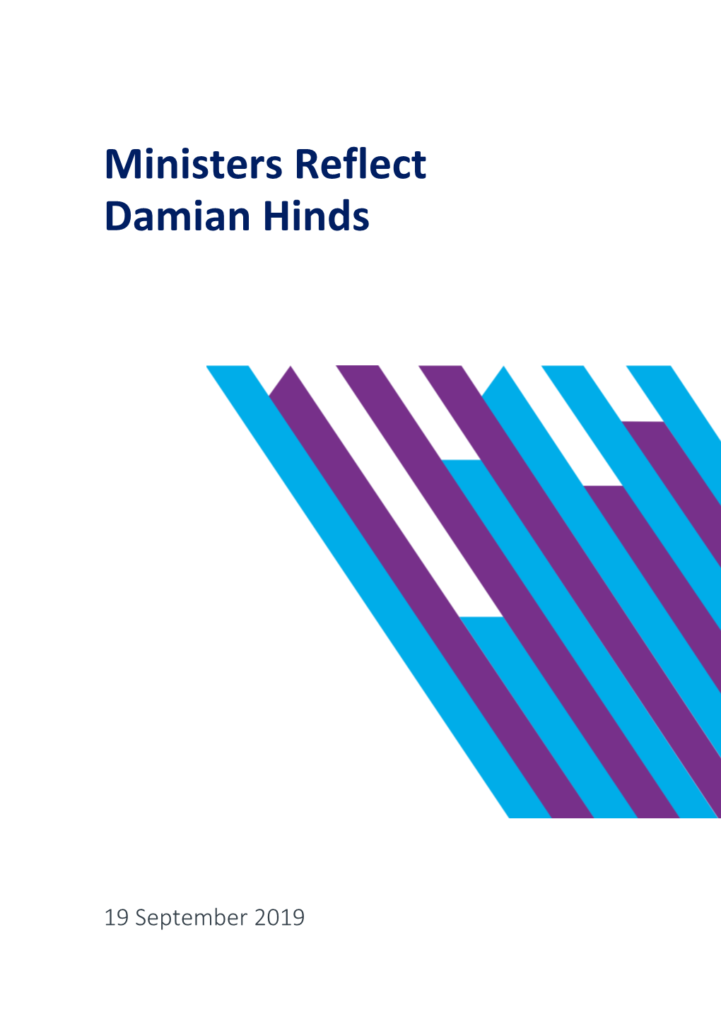 Ministers Reflect Damian Hinds