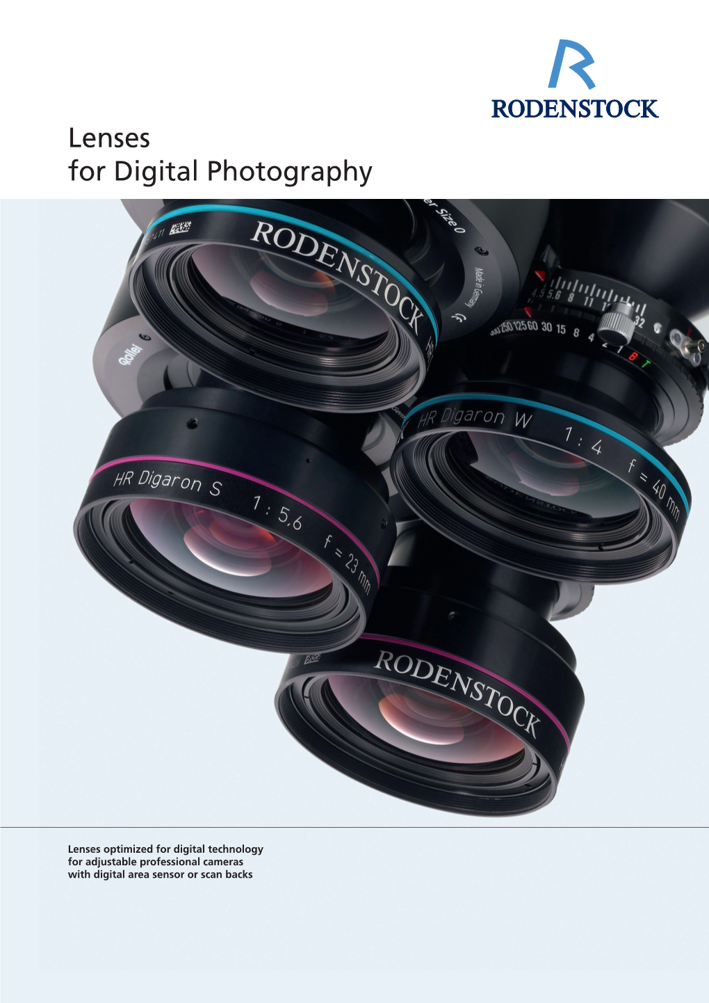 Lenses for Digital Photography