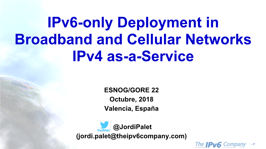 Ipv6 Ipv4 Ipv4 Application Application Application Application