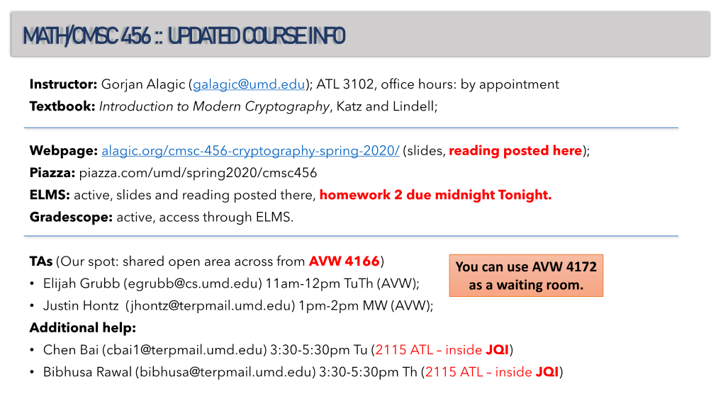 (Merkle-Damgård). 2푛 푛 Let 퐊퐞퐲퐆퐞퐧H, ℋ Be a Hash Function, and Suppose ℋ: 0,1 → 0,1