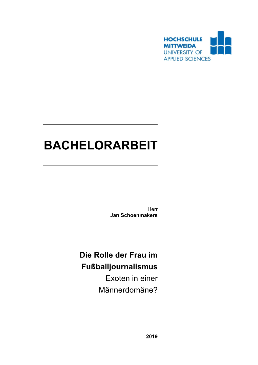 Bachelorarbeit