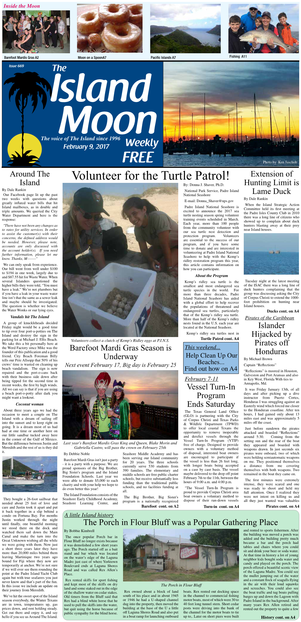 Volunteer for the Turtle Patrol! Extension of Island By: Donna J
