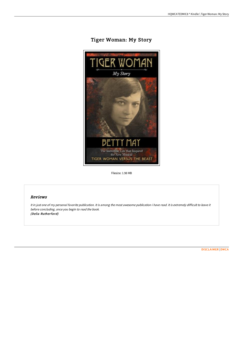 Find PDF » Tiger Woman: My Story