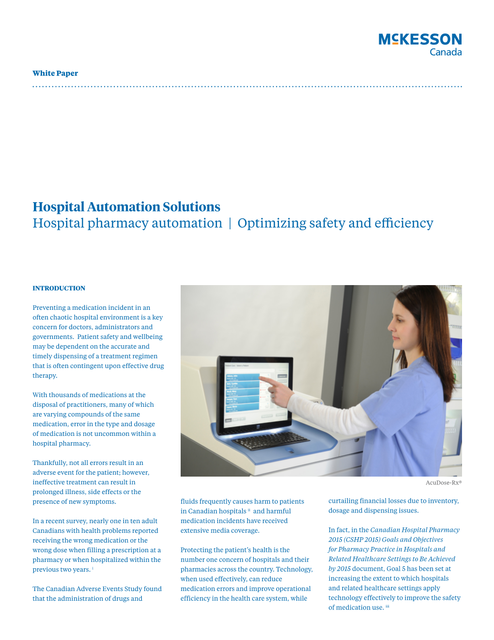 Hospital Automation Solutions Hospital Pharmacy Automation | Optimizing Safety and Efficiency