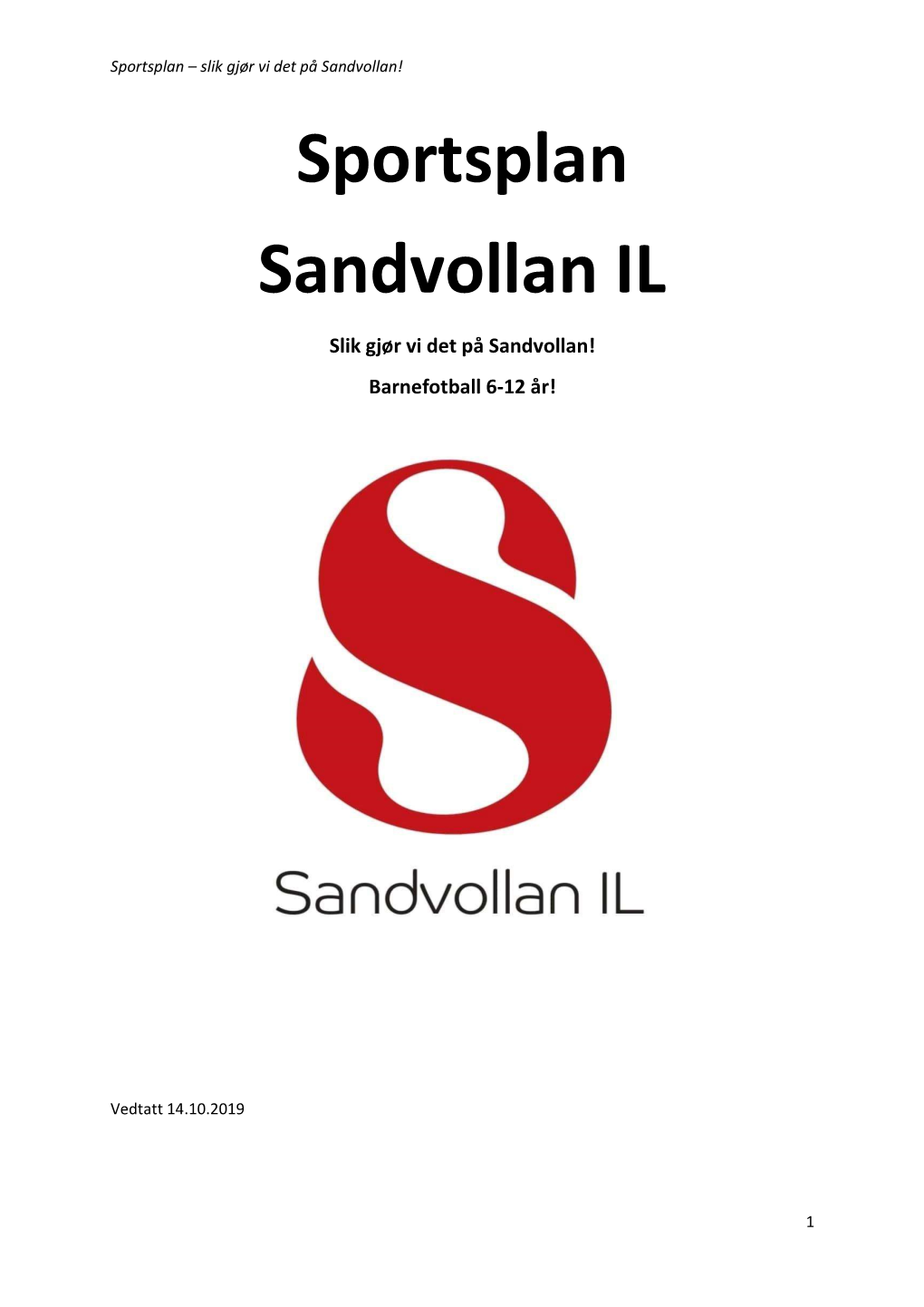 Sportsplan Sandvollan IL