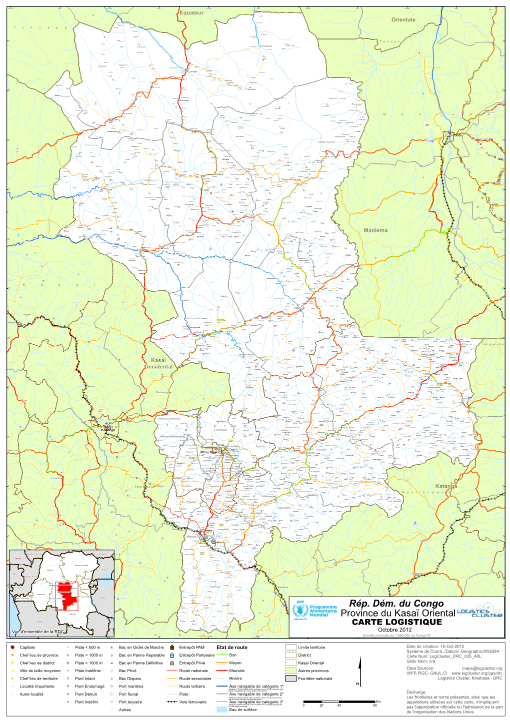 Rép. Dém. Du Congo Province Du Kasaï Oriental