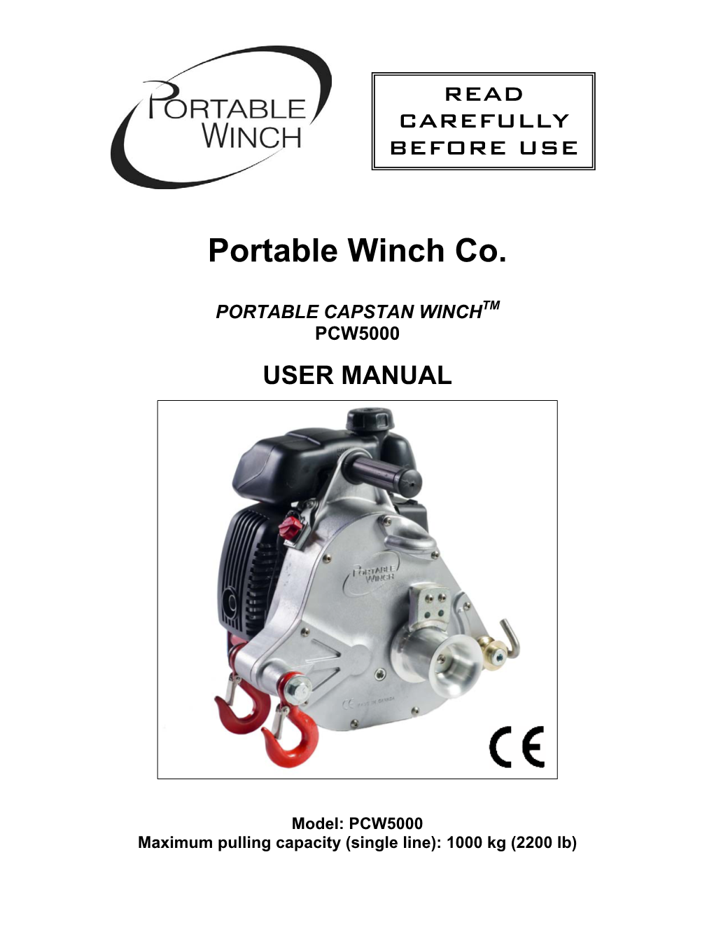 Portable Winch Co