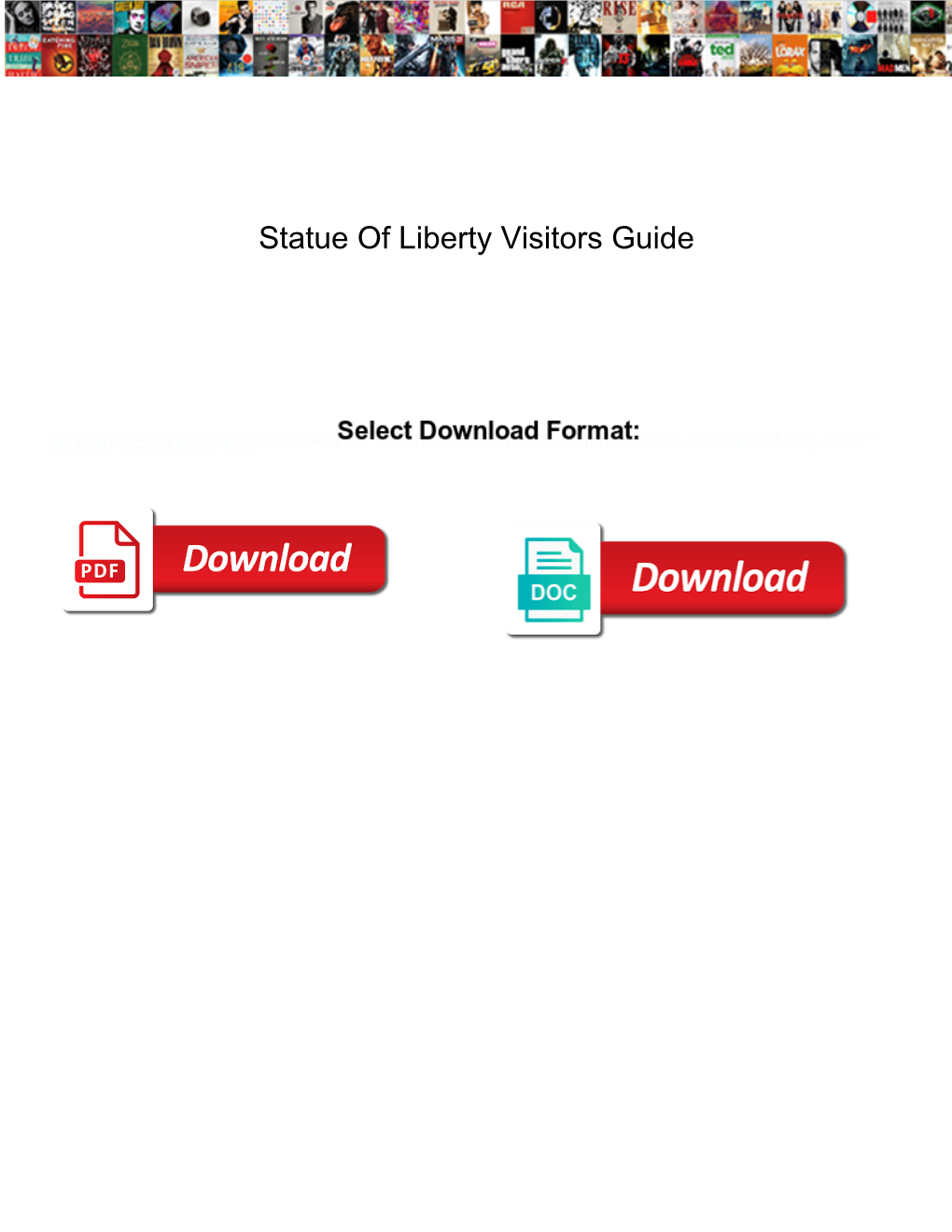 Statue of Liberty Visitors Guide