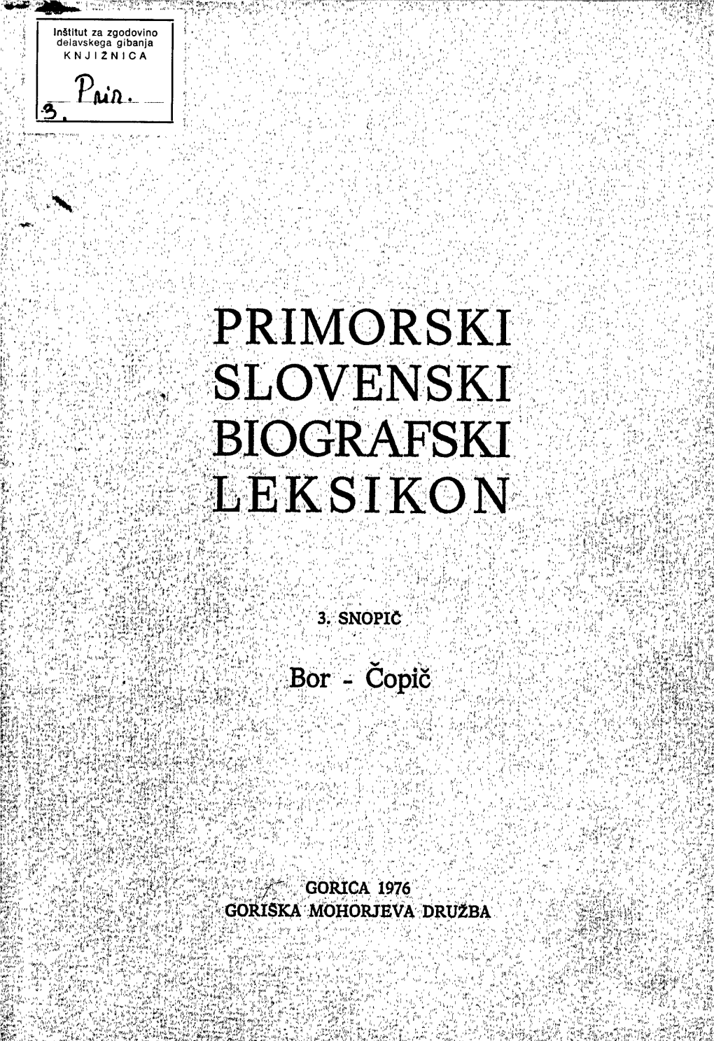 Primorski Slovenski Biografski Leksikon